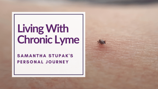 brown tick crawling on skin chronic lyme