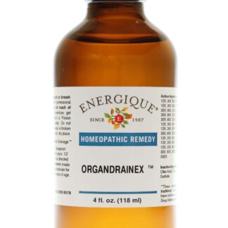 ORGANDRAINEX 4oz Homeopathic Remedy Detoxifiers Energique