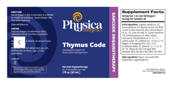 Thymus Code