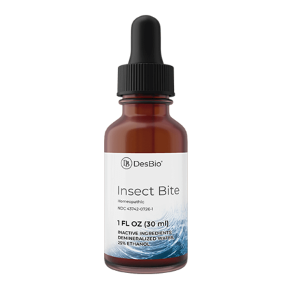 Insect Bite Homeopathic Pain Management DesBio