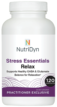 Stress Essentials Relax Nutritional Supplement NutriDyn