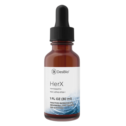 HerX Homeopathic Series Symptom Relief DesBio