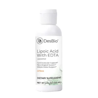 Lipoic Acid with EDTA LIposomal Toxic Metal Exposure Support DesBio