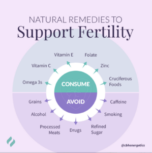 Natural Remedies to support fertility CBH Energetics 