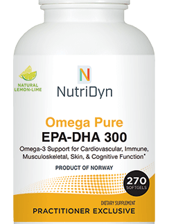 Omega Pure EPA DHA 300 Nutritional Supplement NutriDyn