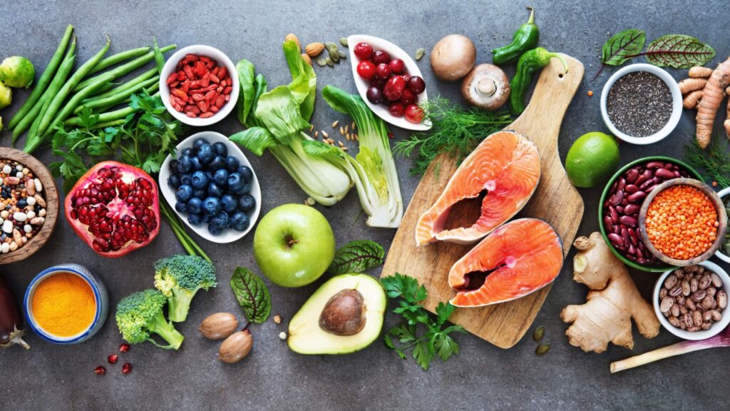 a variety of foods that lower blood pressure naturally.