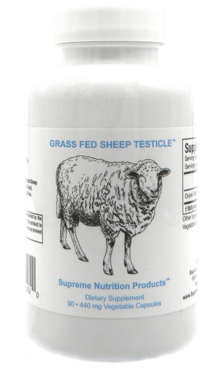 Grass Fed Sheep Testicle Nutritional Supplement Supreme Nutrition