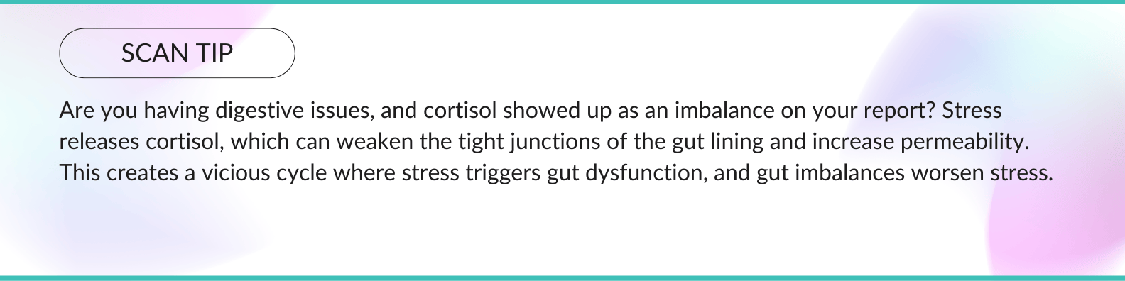 scan tip fix a leaky gut cortisol