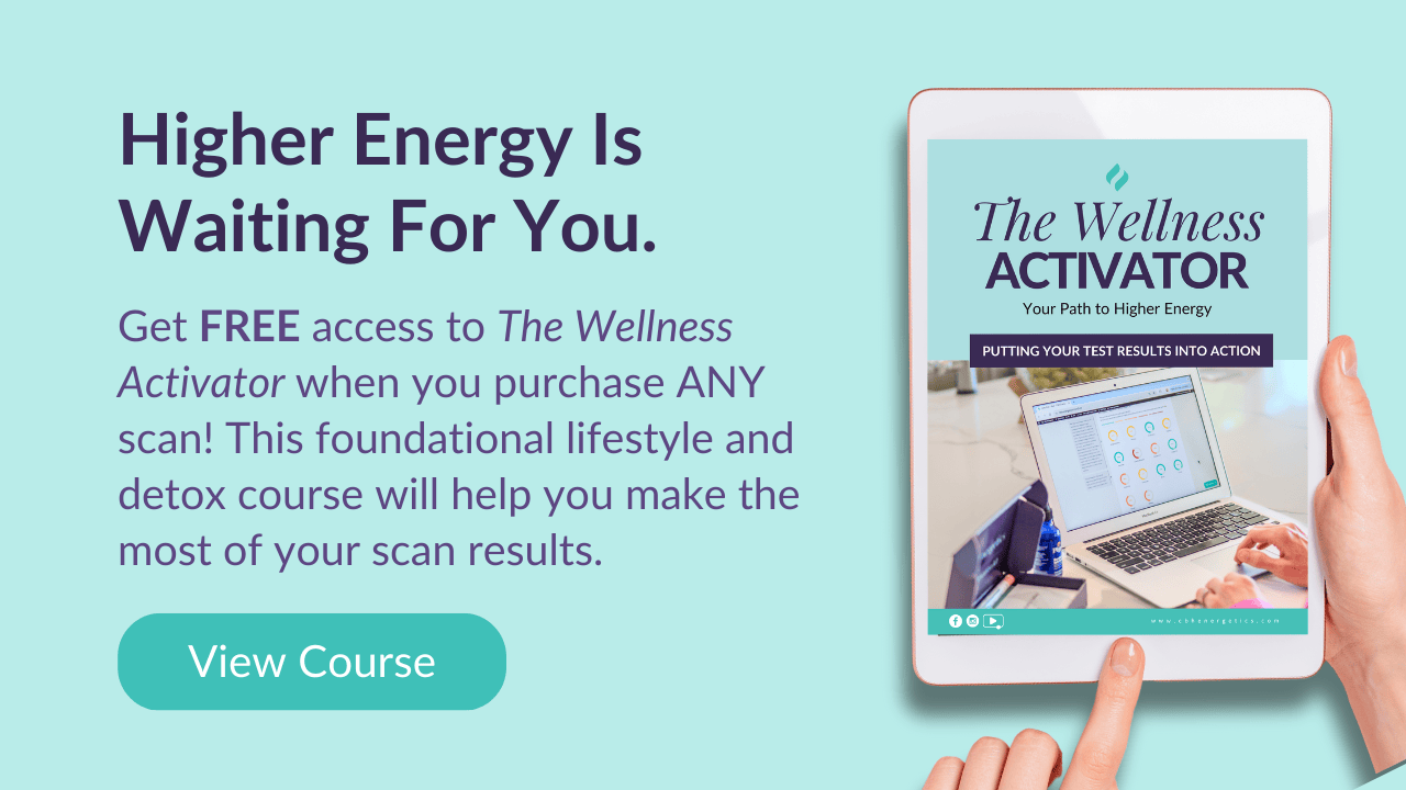 Buy a scan, enter The Wellness Activator lifestyle course.