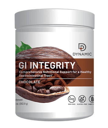 GI Integrity Nutritional Supplement Supports Healthy GI Tract Chocolate NutriDyn