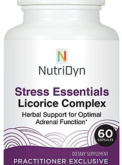 Stress Essentials Licorice Complex Herbal Dietary Remedy for Adrenal Support NutriDyn