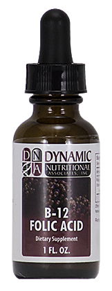 B-12 Folic Acid Nutritiional Supplement Liquid B12 Folic Acid NutriDyn