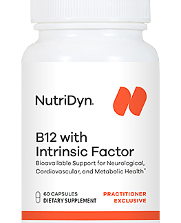 B12 with Intrinsic Factor Nutritional Supplement supports Neurological, Cardiovascular Metabolic Health NutriDyn