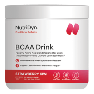 BCAA Drink Strawberry Flavor Nutritional Supplement Supports Quick Muscle Recovery Ultimate Lean Body Mass NutriDyn