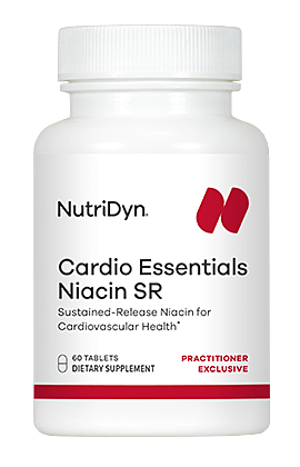 Cardio Essentials Niacin SR Nutritional Supplement Sustained Release Niacin for Cardiovascular Health NutriDyn