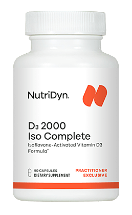 D3 2000 Iso Complete Nutritional Supplement Isoflavone Activated Vitamin D3 Formula NutriDyn