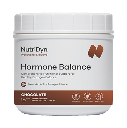 Hormone Balance Chocolate Flavor Nutritional Supplement Supports Healthy Estrogen Balance NutriDyn