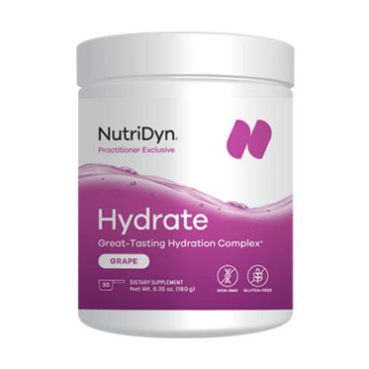 Hydrate Grape Flavor Nutritional Supplement Hydration Complex Nutridyn