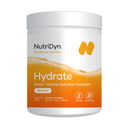 Hydrate Orange Flavor Nutritional Supplement Hydration Complex NutriDyn
