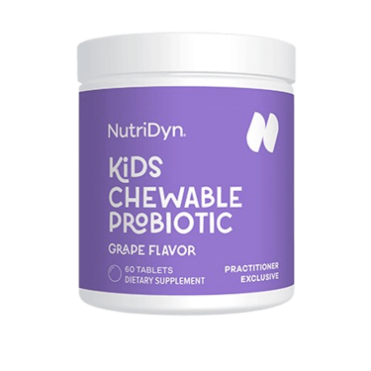 Kids Chewable Probiotic Grape Flavor Nutritional Supplement NutriDyn