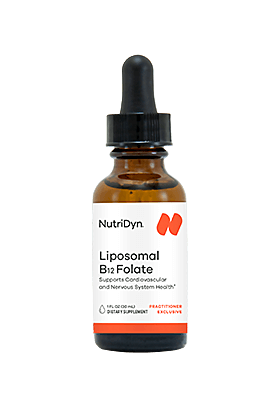 Liposomal B12 Folate Nutritional Supplement Supports Cardiovascular and Nervous System Health NutriDyn