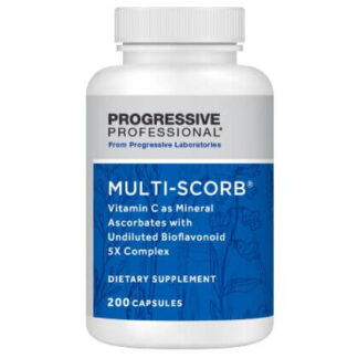 Multi-Scorb Nutritional Supplement Vitamin C as Mineral Ascorbates with Undiluted Bioflavonoid 5X Complex Progressive Labs/Nutridyn