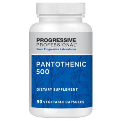 Pantothenic 500 Nutritional Supplement Supports Adrenal Glands Progressive Labs/NutriDyn