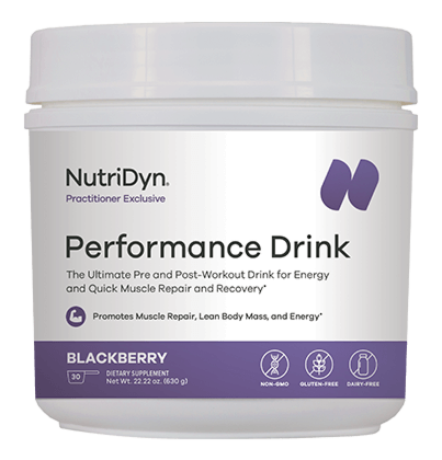 Performance Drink Blackberry Nutritional Supplement Supports Muscle Repair and Recovery NutriDyn