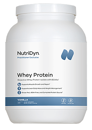 Whey Protein Vanilla Nutritional Supplement Whey Protein with BCAAs NutriDyn