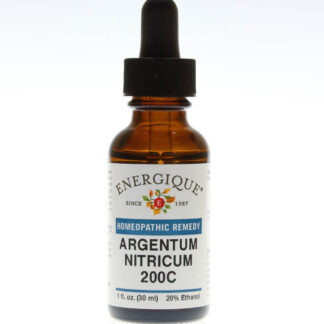 Argentum Nitricum-200C Homeopatic Remedy relieves nervousness, indigestion, and craving for sweets Energique