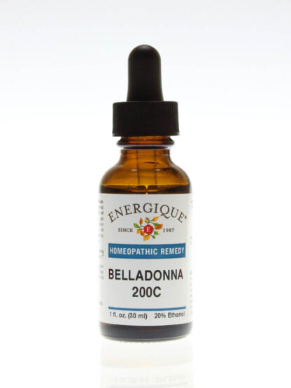 Belladonna 200C Homeopathic Remedy Sudden Heat Flush Relief Energique