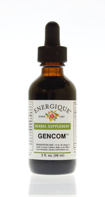 Gencom 2oz Herbal Supplement Fortifies Blood, Lymph, Liver and Bowel Energique