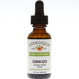 Ginkgo Herbal Supplement Suppports Circulation Cognitive Function Energique