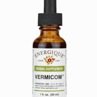 Vermicom 1oz formerly Paracom Herbal Supplement Supports Microflora Healthy Bowel Movement Frequency Energique