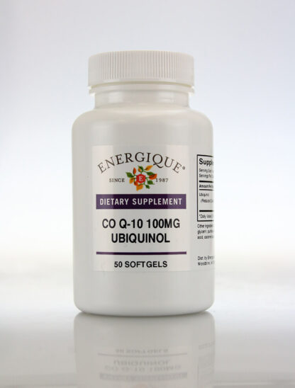 Co Q-10 100mg Ubiquinol Nutritional Supplement Cardiovascular Fatique Relief Energique