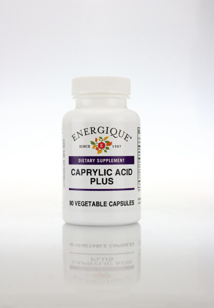 Caprylic Acid Plus Veg. Caps Nutritional Siupplement Digestive Support Microbial Balancer Womens Health Energique