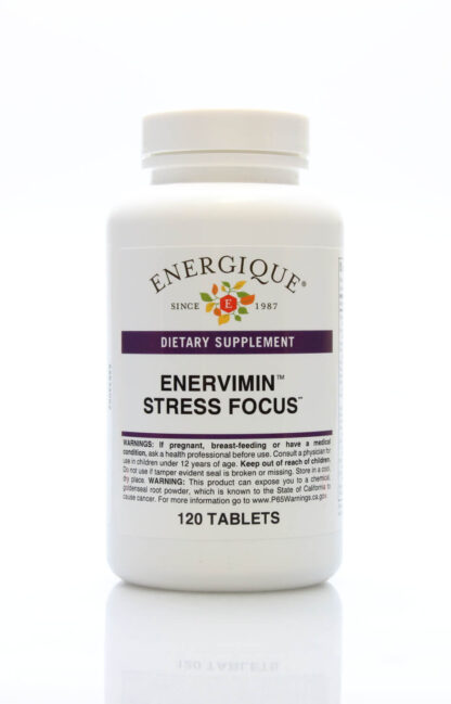 Enervimin Stress Focus Nutritional Supplement Adrenal Endocrine Mood Support Energique
