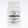 K2 100MCG Nutritional Supplement Bones Joints Cardiovascular Support Energique