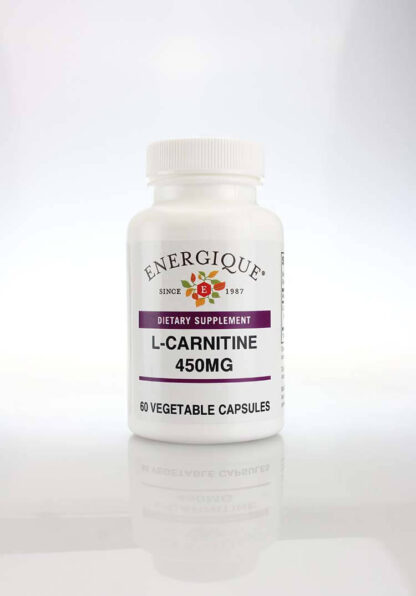 L-Carnitine 450mg Nutritional Supplement Cardiovascular Fatique Relief Energique