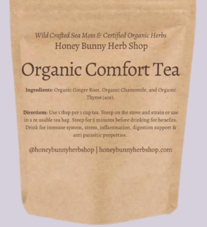 Organic Comfort Tea Herbal Remedy Calming,Immune Booster,Anti fungal, parasitic,bacterial HBH