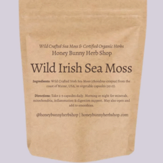Wild Irish Sea Moss Nutritional Supplement Boost skin Gut and Health Mineral Deficiencies HBH
