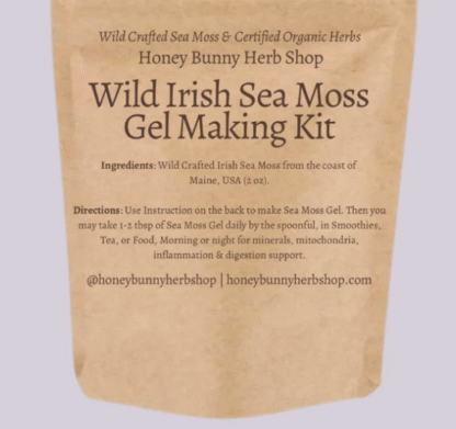 Wild Irish Sea Moss Gel Making Kit Health and Wellness Natural Wellness Booster and Support HBH